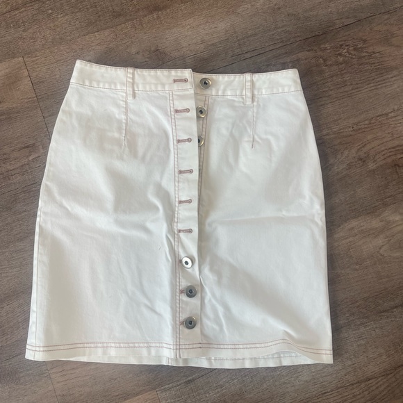 Kate Spade Button Front Mini Skirt - Picture 1 of 4